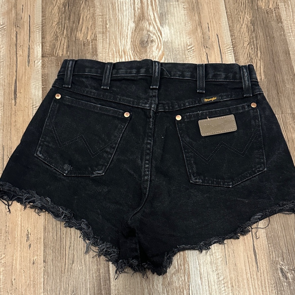 Wrangler Black Jean Shorts for Women